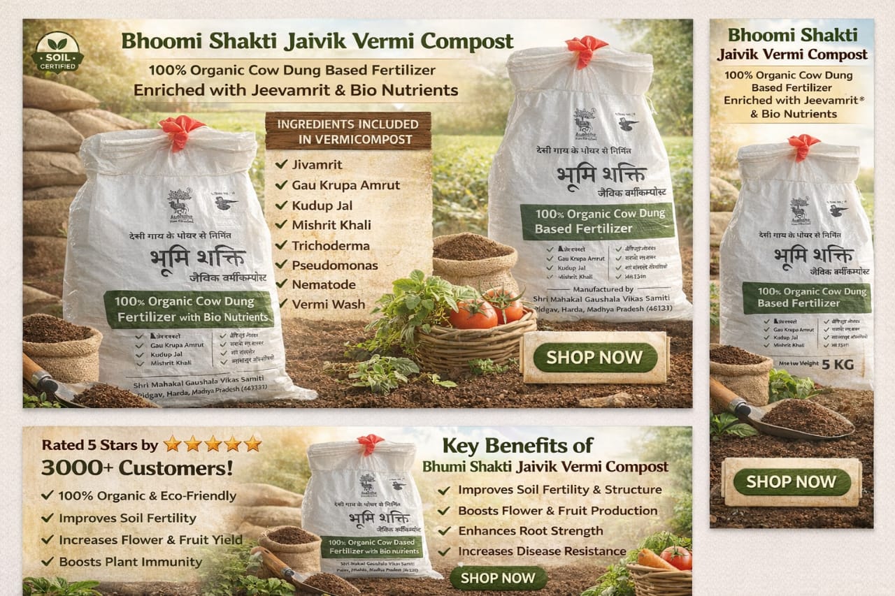 Bhoomi Shakti Jaivik Vermi Compost 5kg