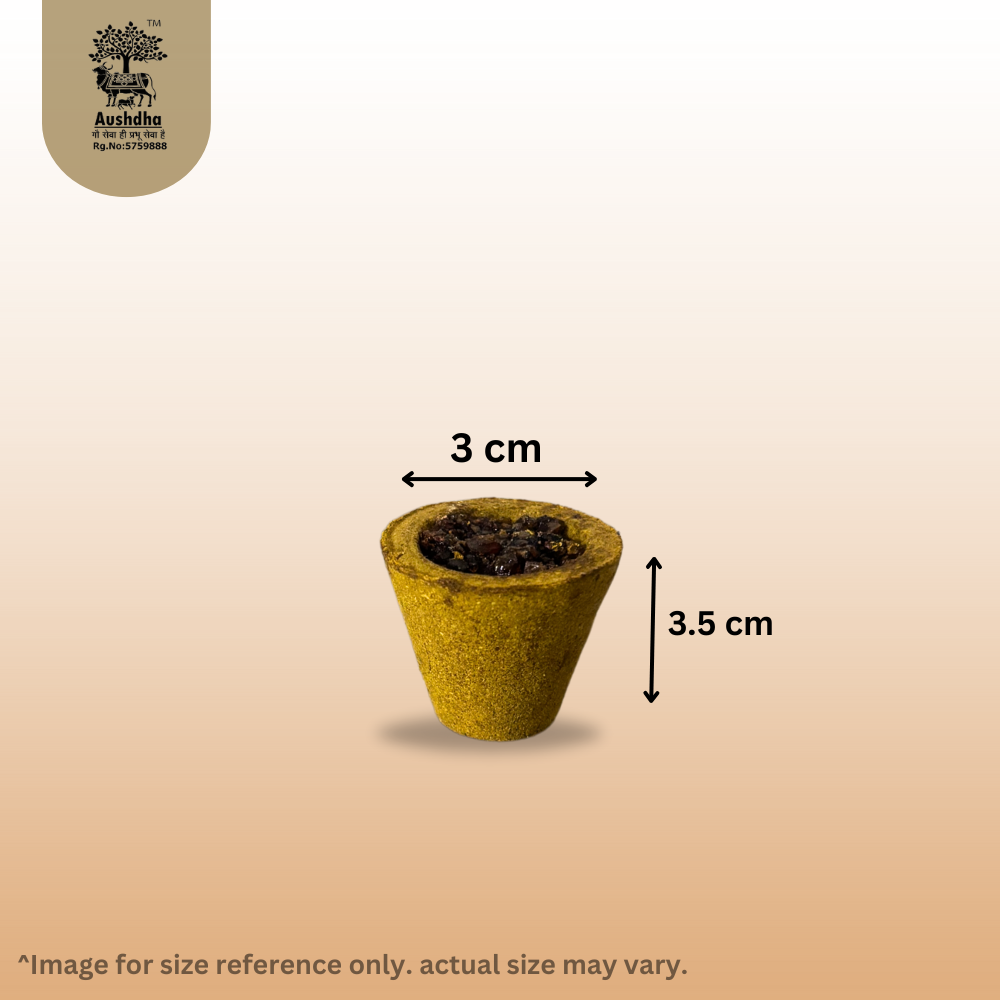 Aushdha Vedic Hawan Cup – Jambo Jar 48 Cups with Lighter, Kapoor & Free Holder